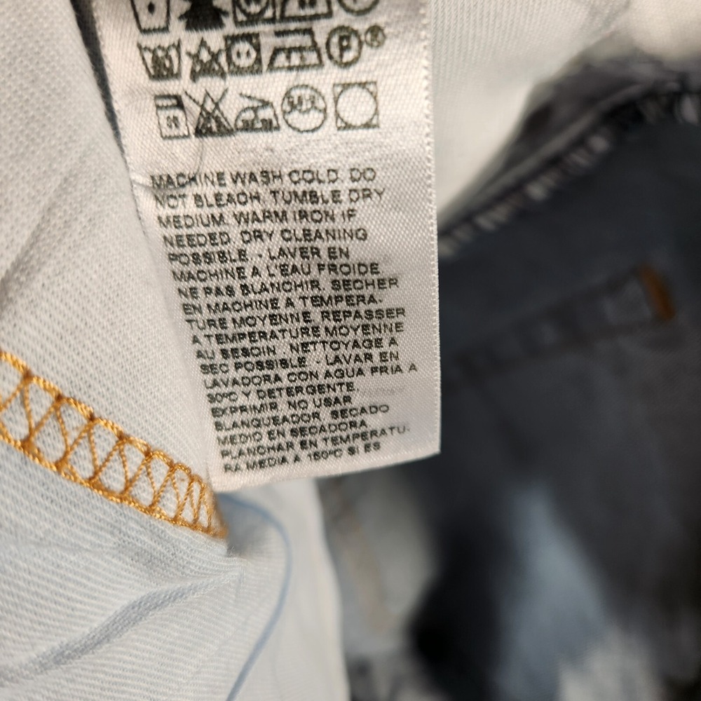Levi's 541‎ Jeans Men's 42X30 (Tag 40X30) Blue Zip Up Straight Wide Leg - Picture 12 of 16